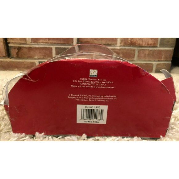 Raggedy Ann Brass Key 2004 Keepsake Doll Christmas Holiday Ann Doll w/box - Picture 7 of 8